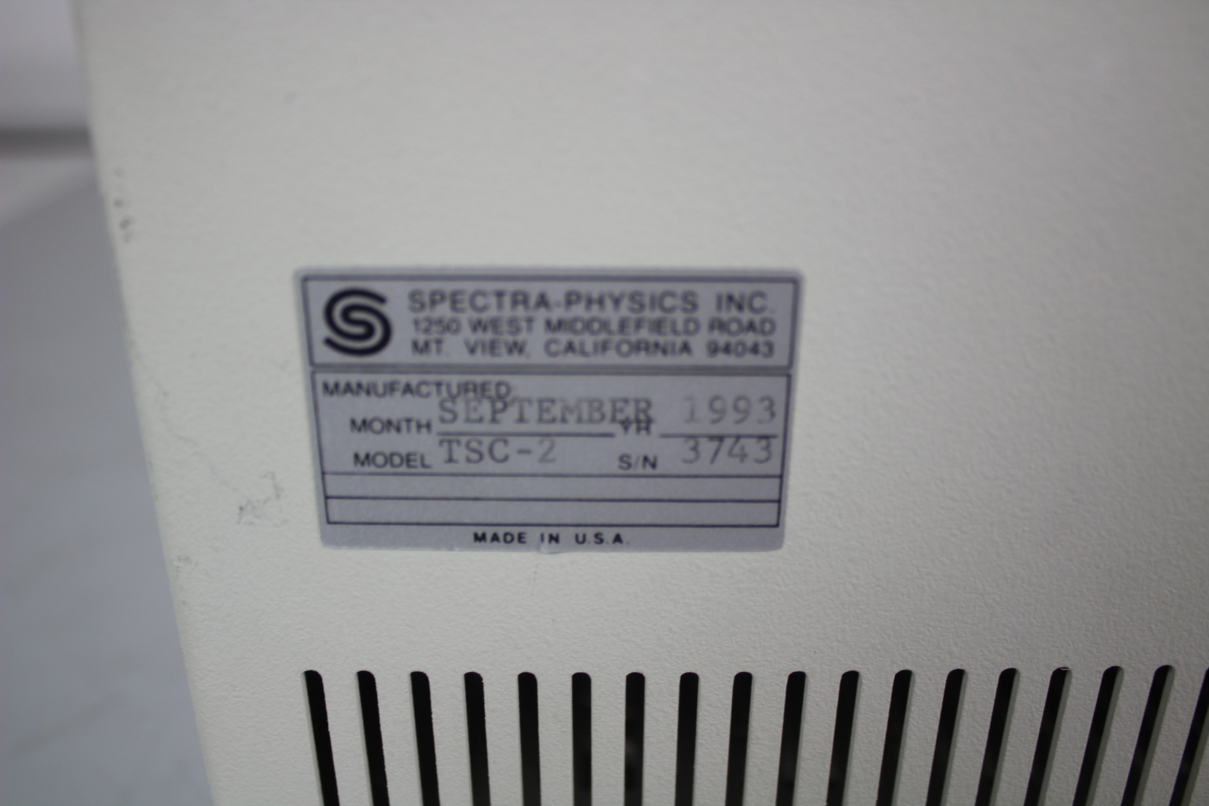 Image of Spectra Physics Quantum Ray TSC-2
