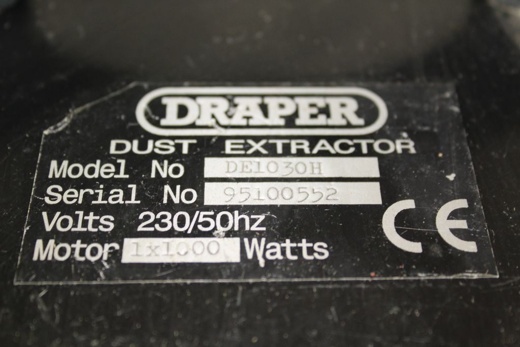 Image of Draper Dust Extractor DE1030H 230 V 1000 W