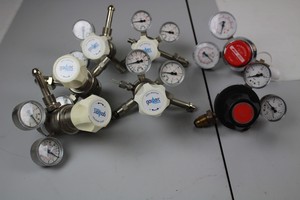 Thumbnail image of Job Lot of 7 Gas Regulators - Spares/Repair only Untested/Expired BOC Gas Arc 
