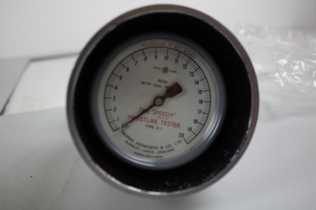 Image of Vintage Speedy Moisture Tester by Thomas Ashworth Supplier: Analytical Supplies