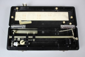 Thumbnail image of Vintage Allbrit Planimeter in case & in original box Antique Engineering