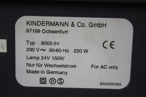 Thumbnail image of Kindermann & Co Elite Jaguar 35mm Slide Projector 8002-28 230V 