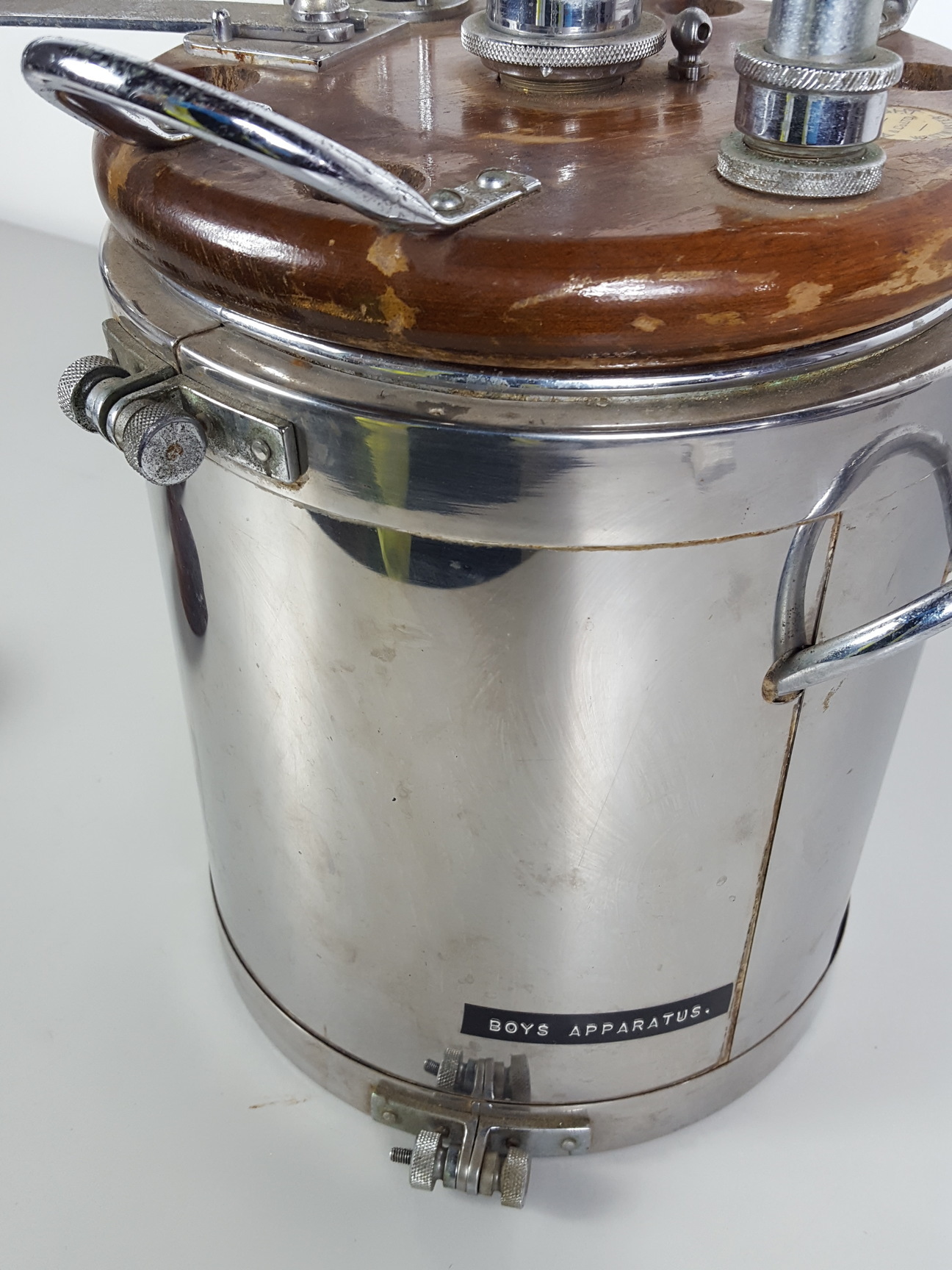 Image of Antique / Vintage Boys Gas Calorimeter by Alex Wright no 1823 Laboratory Lab