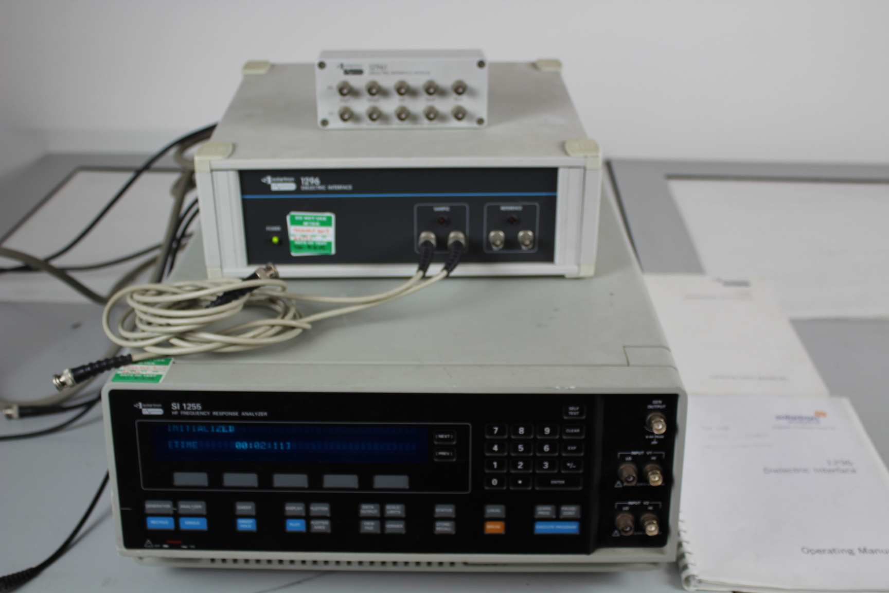 Image of Solartron HF Frequency Response Analyzer SI 1255 & Dielectric Interface SI 1256 