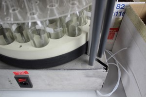 Thumbnail image of Fraction Collector + 5 boxes of Glassware.  Spares or Repair Laboratory Lab 