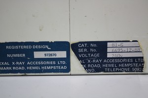 Thumbnail image of Exal X Ray Light Box B1-G Laboratory Lab Dental 50x36x11 cm approx