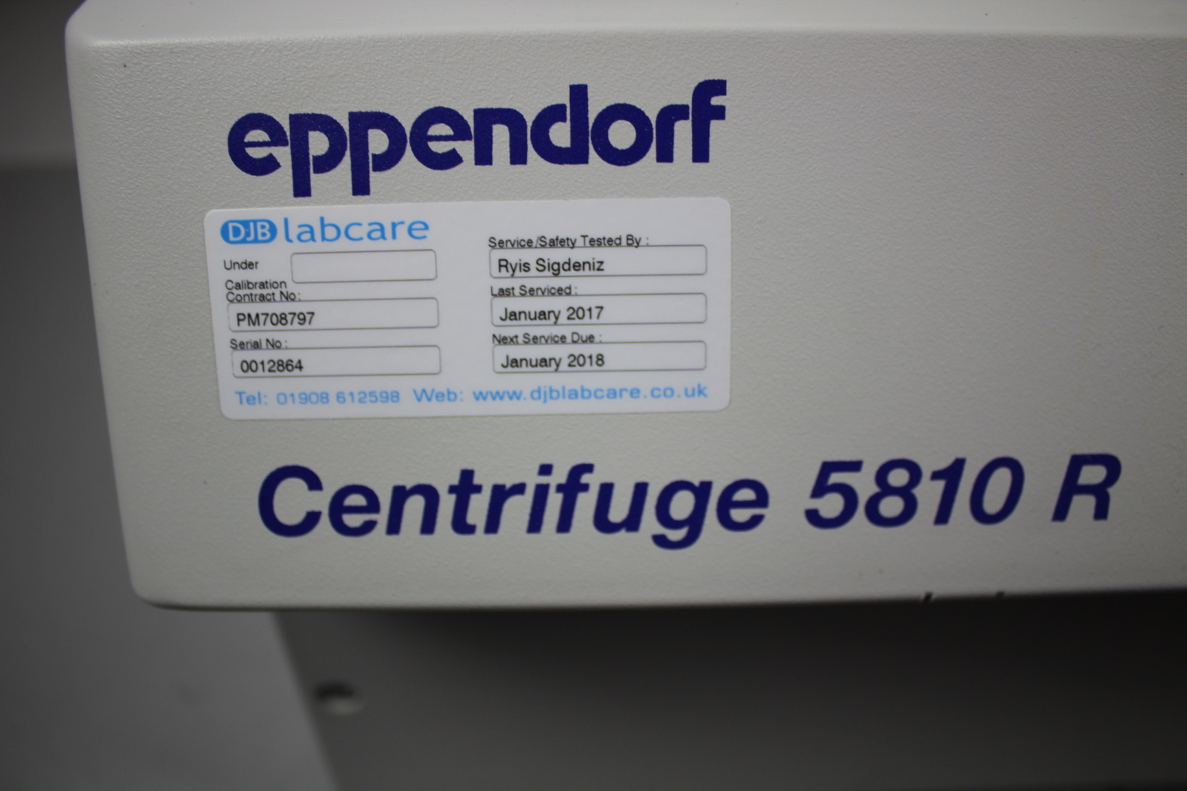 Image of Eppendorf Centrifuge 5810R ,Bucket Rotor, Benchtop, Spares repairs