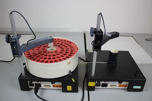 Thumbnail image of 2 x Pharmacia Fraction Collector Frac-100 (1 powers on, 1 doesn't power on)