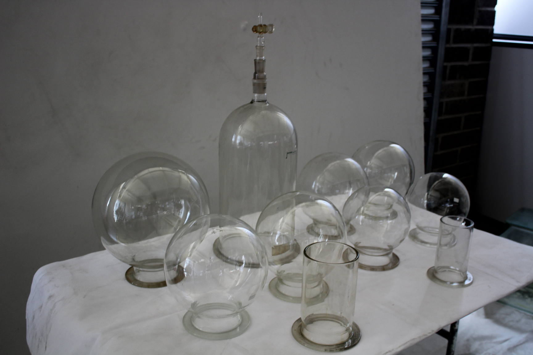 Image of Job Lot of Laboratory Flat Bottomed Glassware