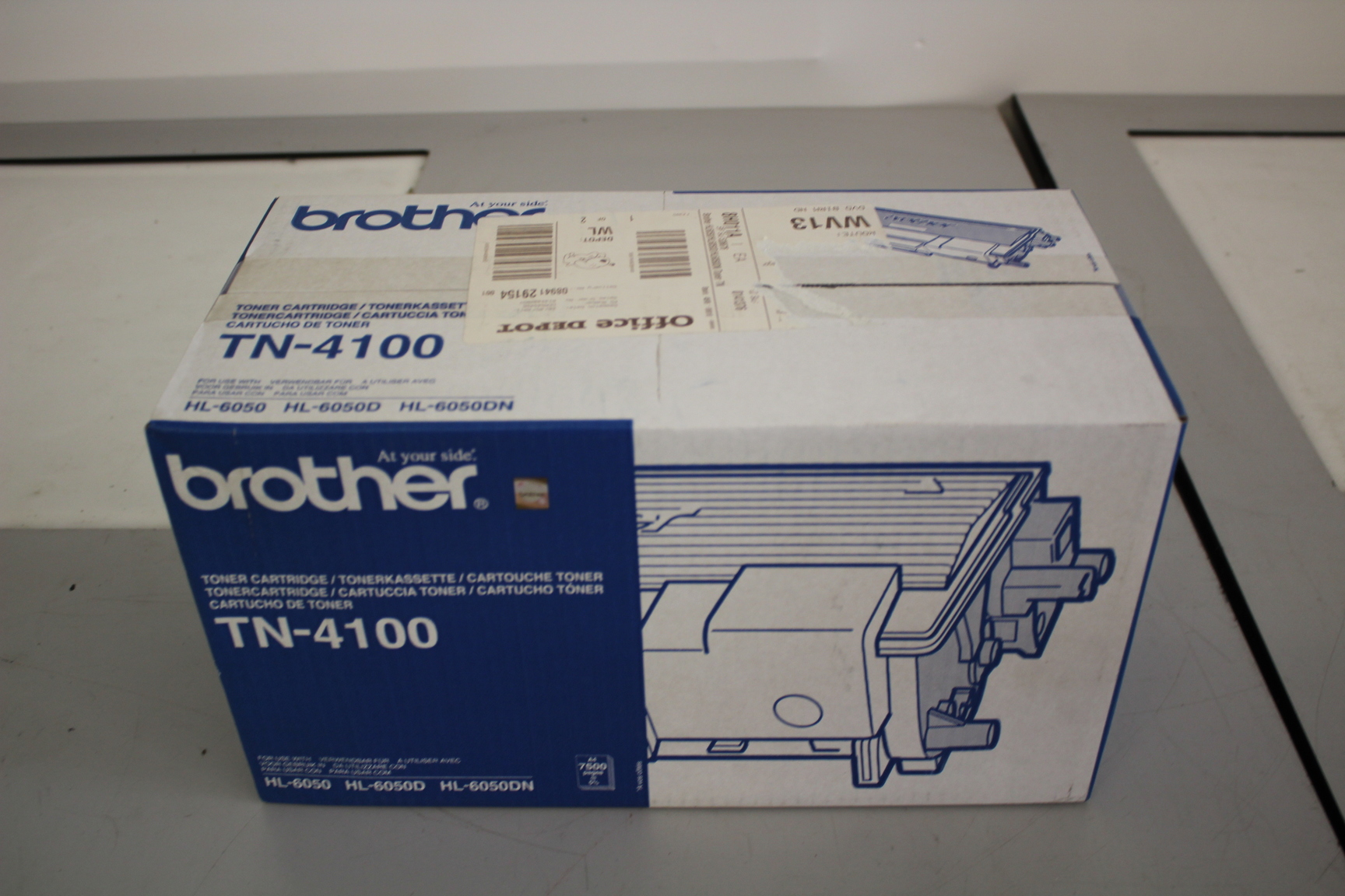 Image of Brother TN4100 Toner Cartridge (genuine) - Black New in Box