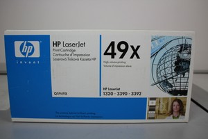 Thumbnail image of Genuine HP Q5949X 49X Laserjet Toner Cartridge Black 1320 3390 3392 New Sealed 