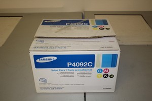 Thumbnail image of Samsung P4092C Value Pack Toners, Missing Cyan, Otherwise Unused 