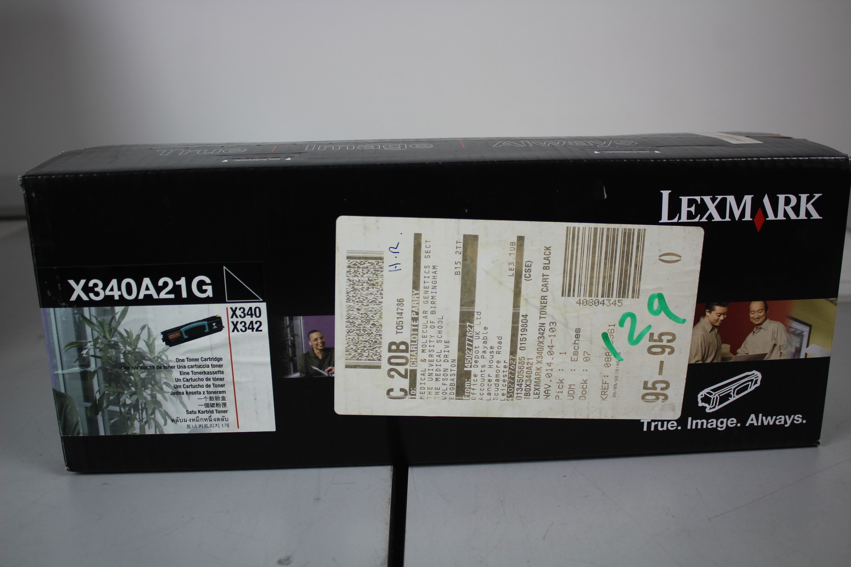 Image of Lexmark X340A21G Toner Cartridge ,Boxed and Sealed.