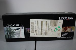Thumbnail image of Lexmark X340A21G Toner Cartridge ,Boxed and Sealed.