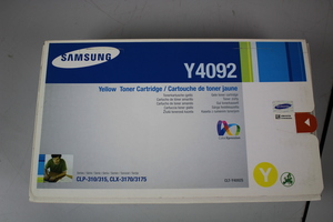 Thumbnail image of Samsung Y4092 Yellow Toner Cartridge,Boxed and Sealed.