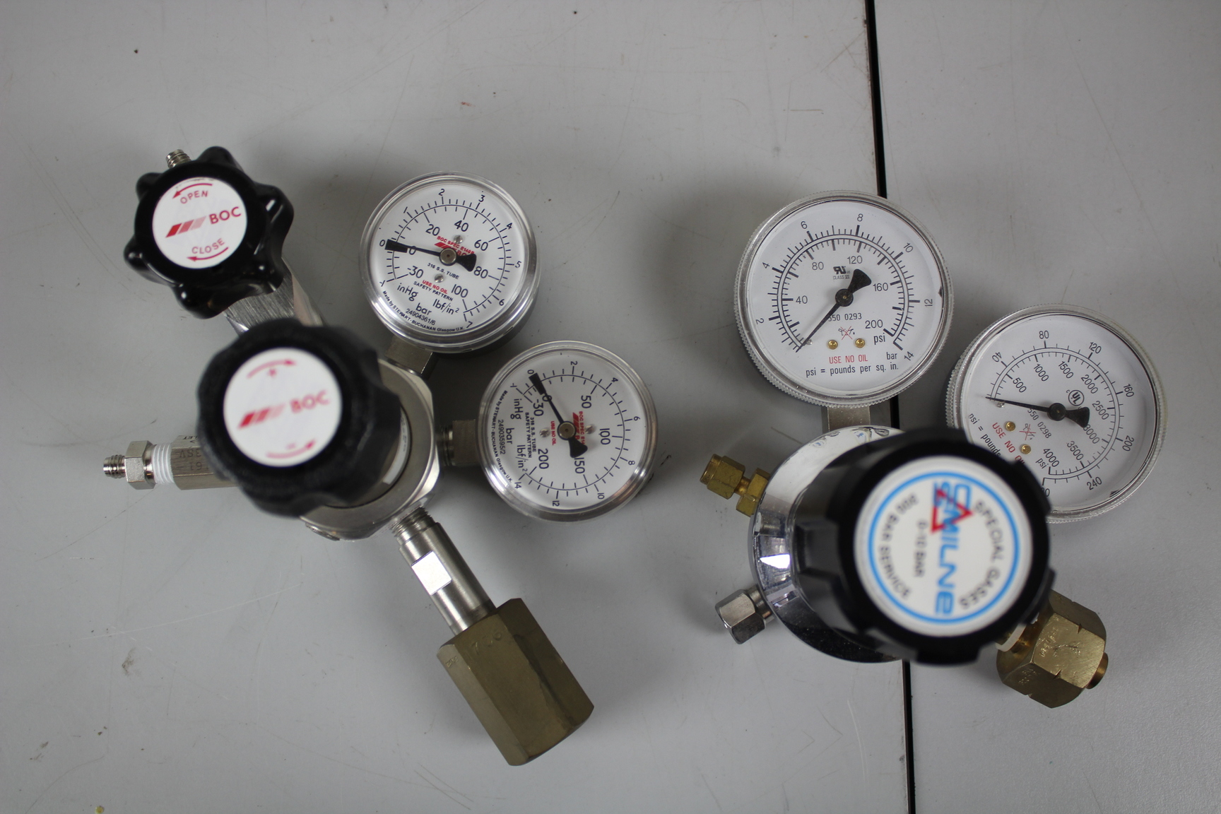 Image of Selection of Gas Welding Regulators Job Lot.