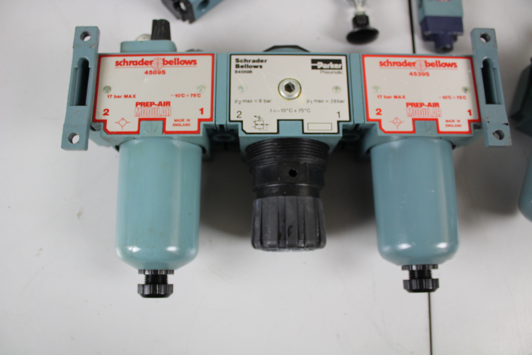Image of Selection of Schrader Bellows Air Flow and Filter Equipment