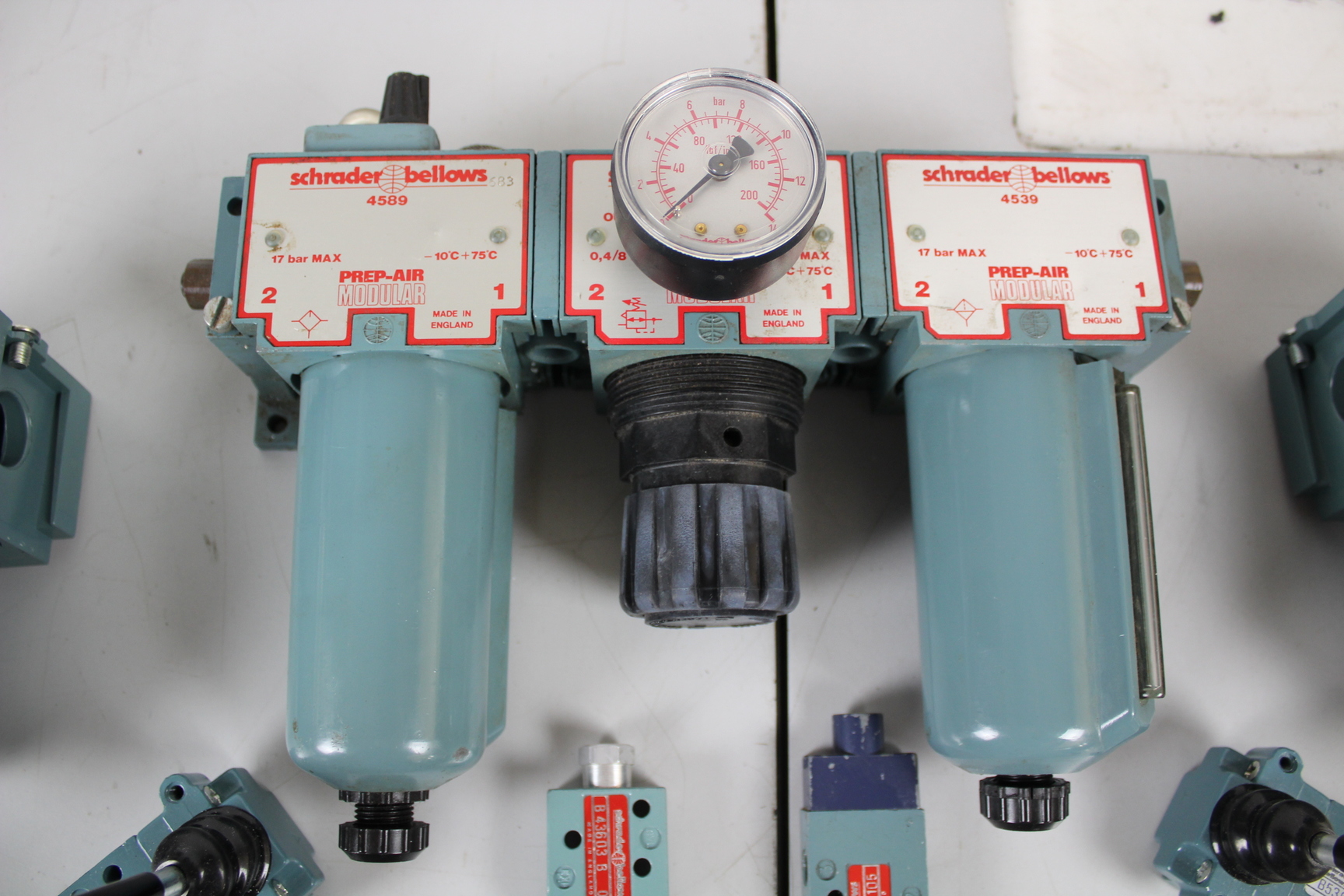 Image of Selection of Schrader Bellows Air Flow and Filter Equipment