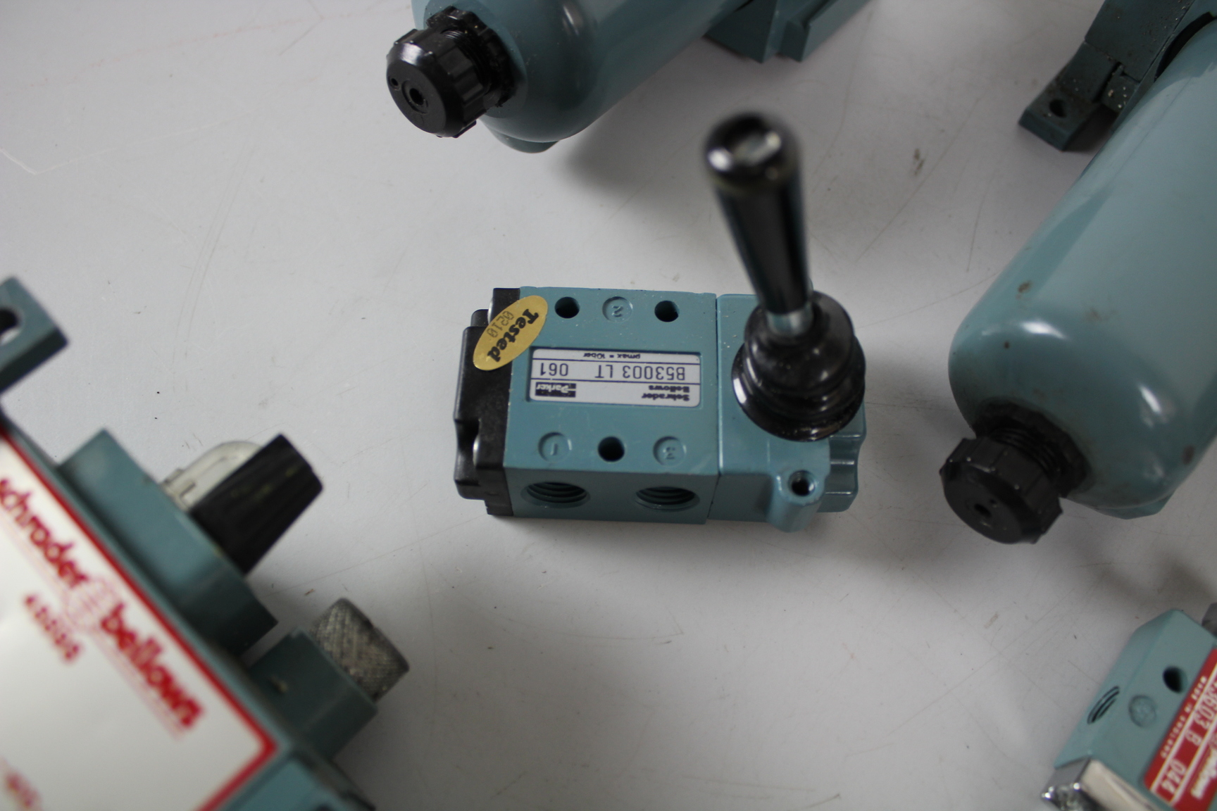 Image of Selection of Schrader Bellows Air Flow and Filter Equipment