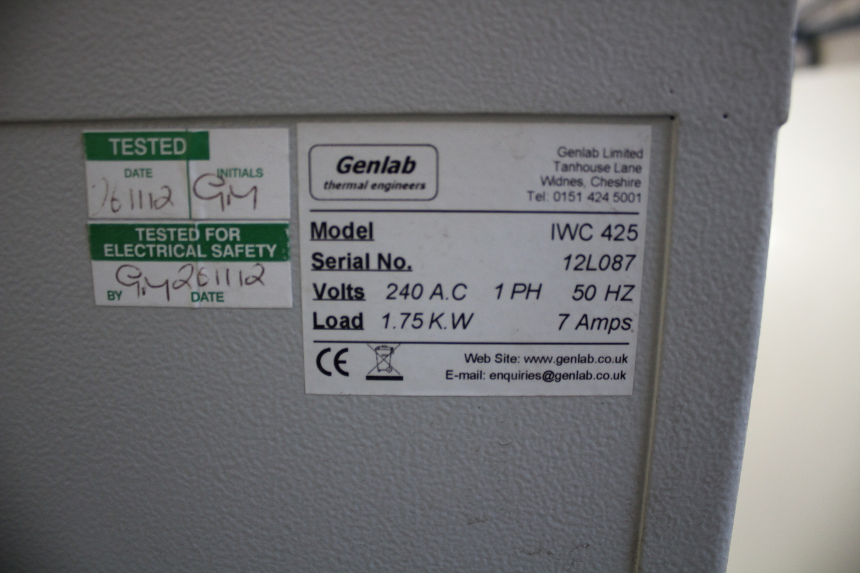 Image of Heated Lab-Glassware Drying Cabinet Model IWC 425