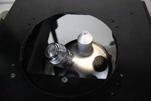 Thumbnail image of Nikon Diaphot Inverted Phase Contrast Microscope w/ Objectives and Eyepieces