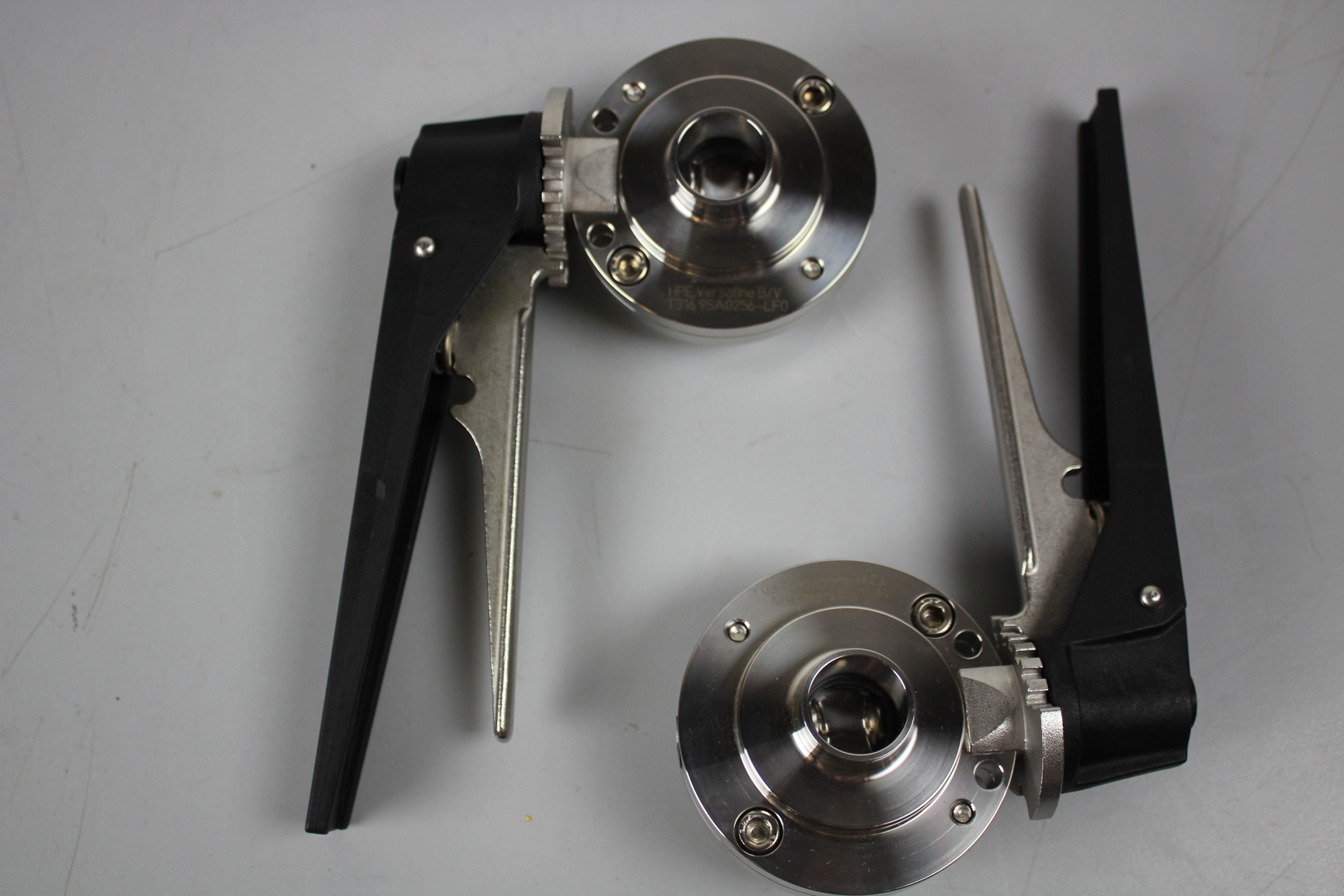 Image of HPE Versaline 1"  Male Ended Butterfly Valve in 316 Stainless Steel x 2  NEW.
