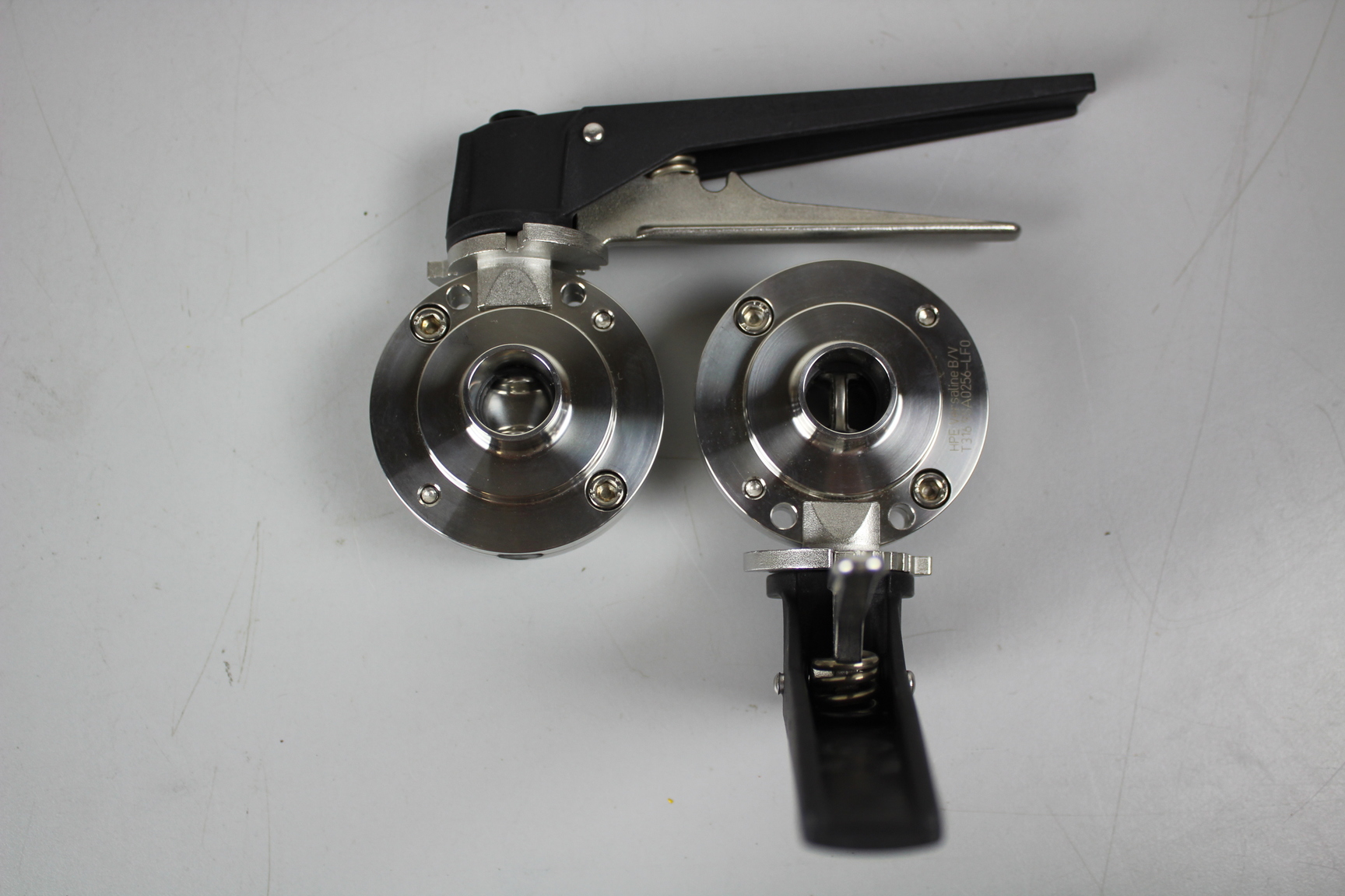 Image of HPE Versaline 1"  Male Ended Butterfly Valve in 316 Stainless Steel x 2  NEW.