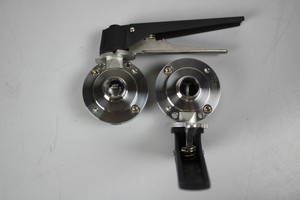 Thumbnail image of HPE Versaline 1"  Male Ended Butterfly Valve in 316 Stainless Steel x 2  NEW.