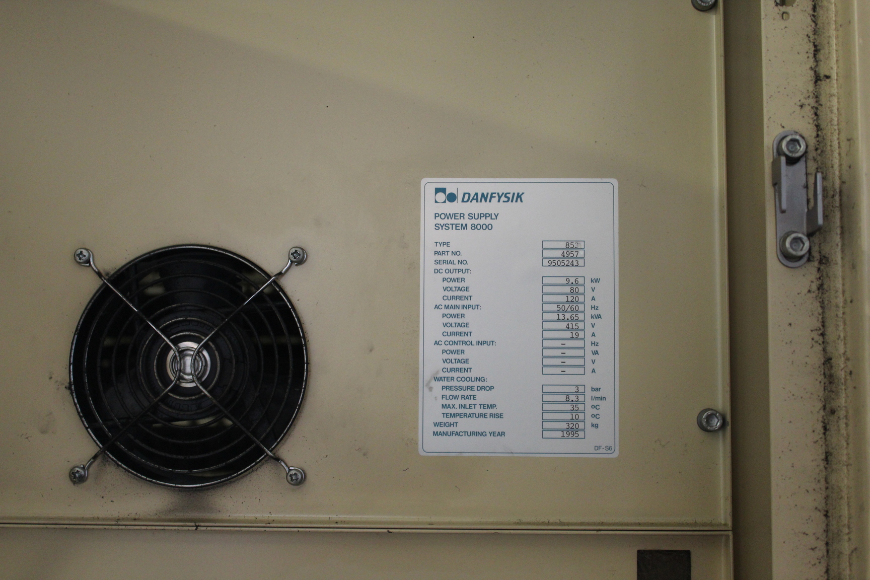 Image of Danfysik System 8000 Magnetic Power Supply