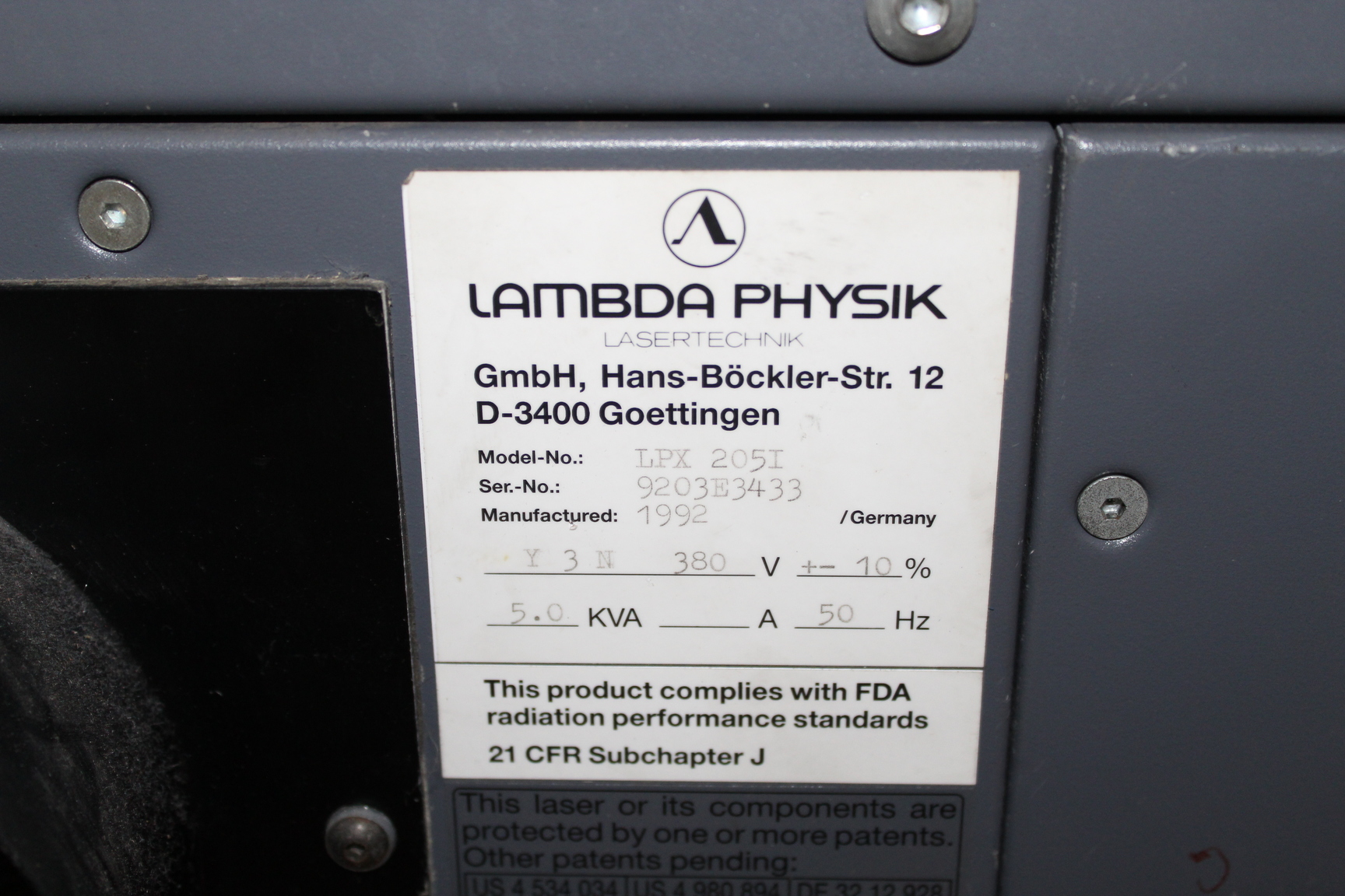 Image of Lambda Physik LPX 200