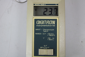 Thumbnail image of Digitron Digital Thermometer, Model 1408-K