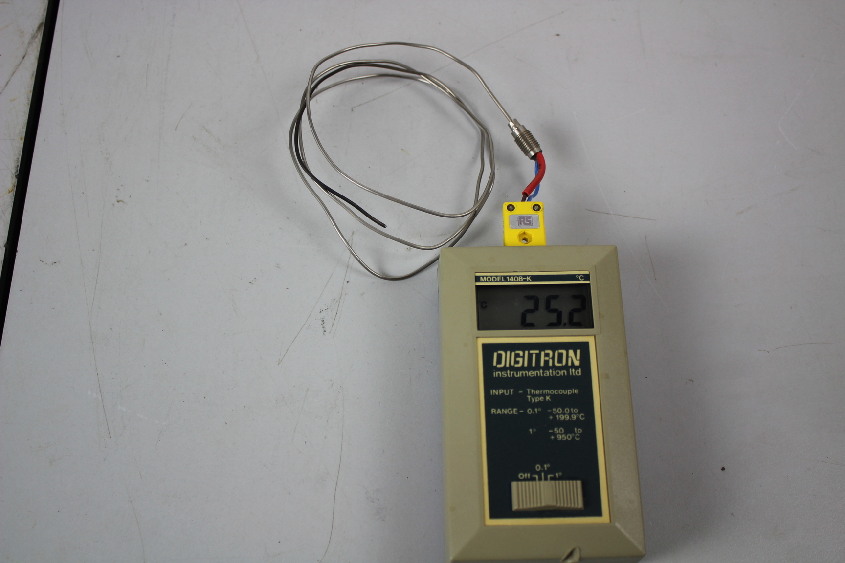 Image of Digitron Digital Thermometer, Model 1408-K