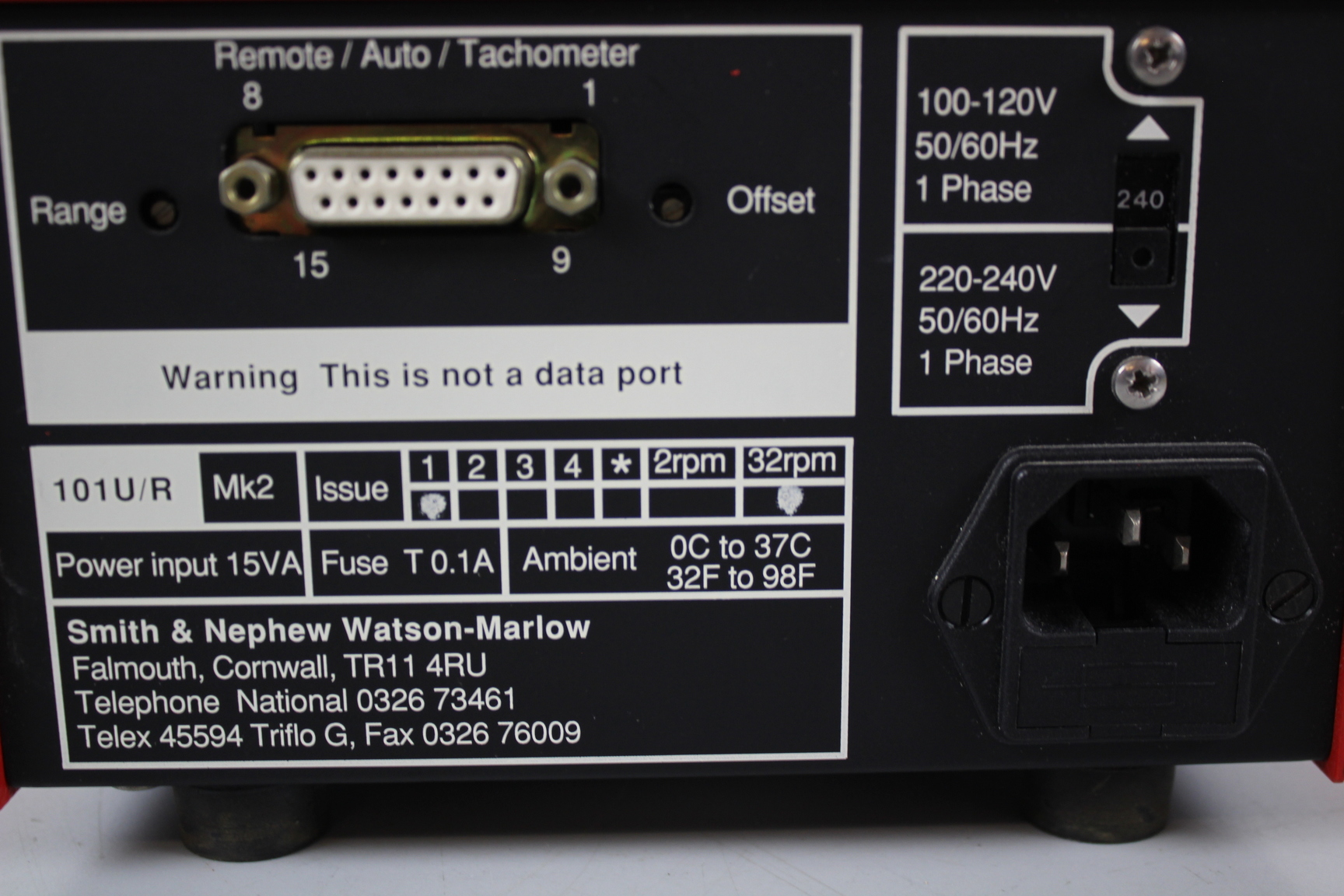 Image of Watson Marlow 101U Peristaltic Pump