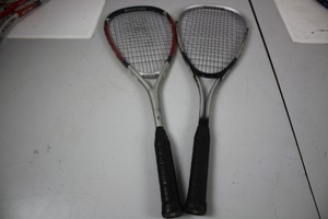 Thumbnail image of Job Lot of 14 Squash Racquets Rackets Browning, Slazenger, Dunlop, Olympus, 