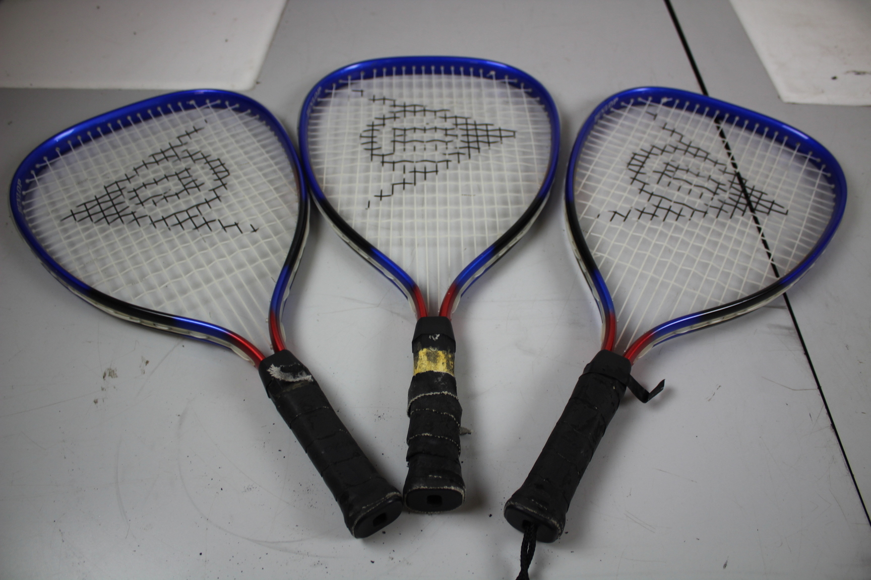 Image of Lot of 13 Racketball Racquetball Rackets Racquets Dunlop Karakal Pro Kennex 