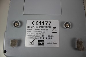 Thumbnail image of Javelin J230i Duplex Colour Plastic ID Card Printer Double Sided Faulty