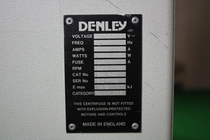 Thumbnail image of Denley BR401 Refrigerated Centrifuge