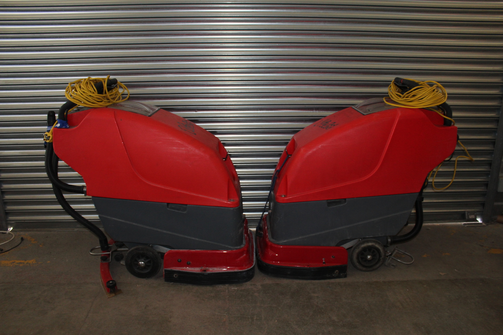 Image of Pair of Victor SD40 Industrial floor cleaners, Scrubbers dryers.