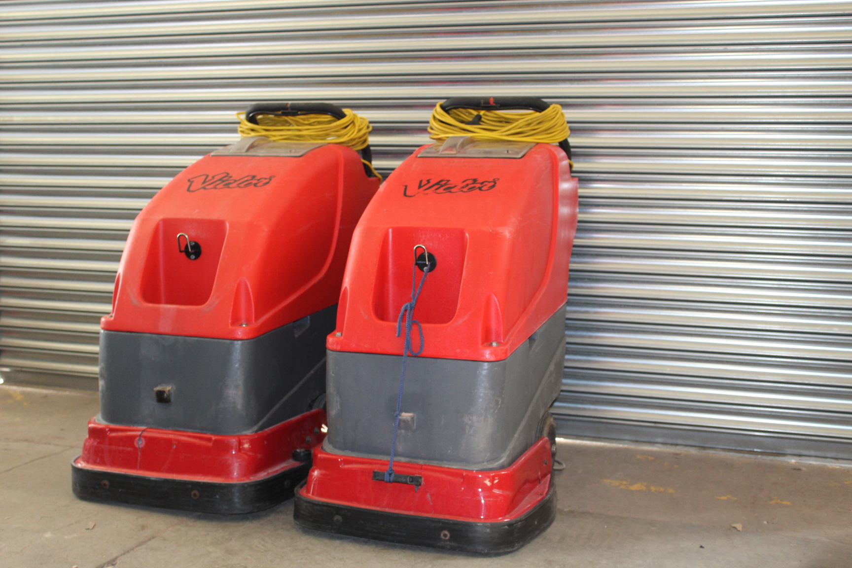 Image of Pair of Victor SD40 Industrial floor cleaners, Scrubbers dryers.