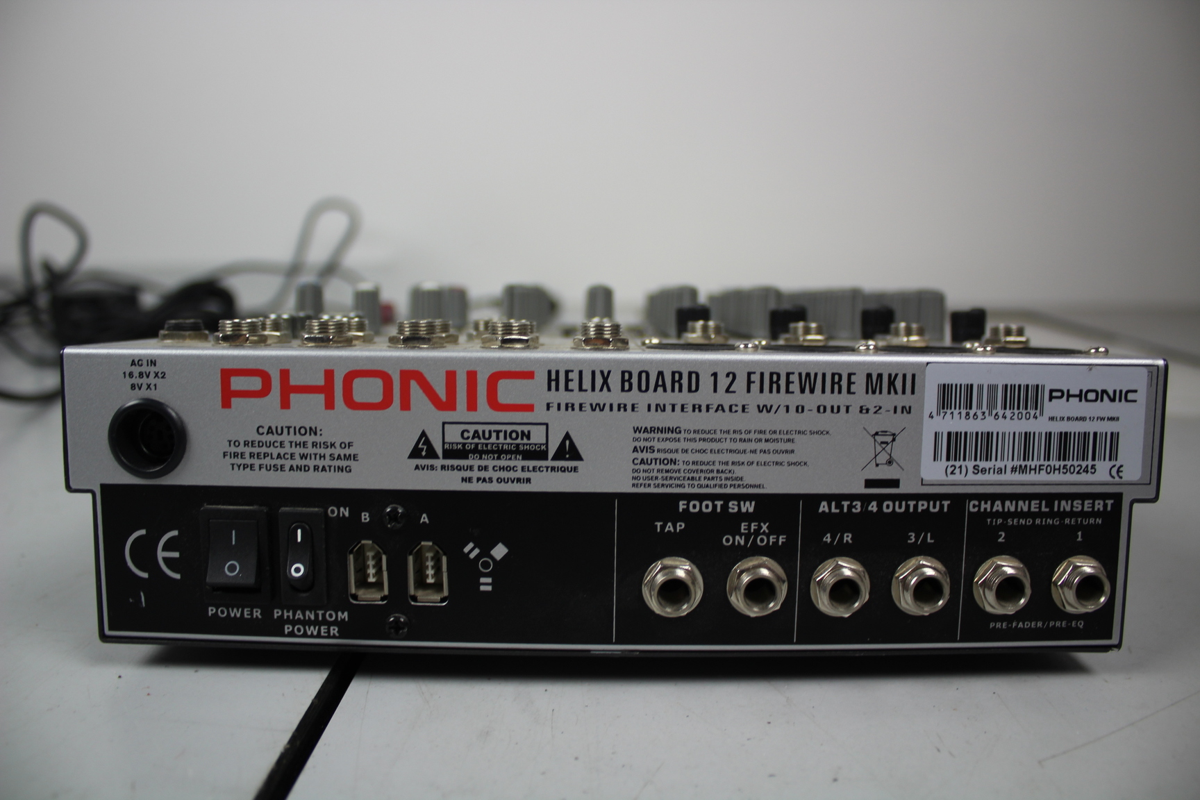Image of Job Lot Faulty Phonic Mixing Audio Equipment Helix Board 12 Plus Firewire MKII 
