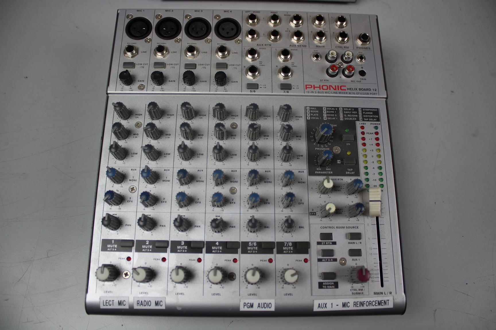 Image of Job Lot Faulty Phonic Mixing Audio Equipment Helix Board 12 Plus Firewire MKII 