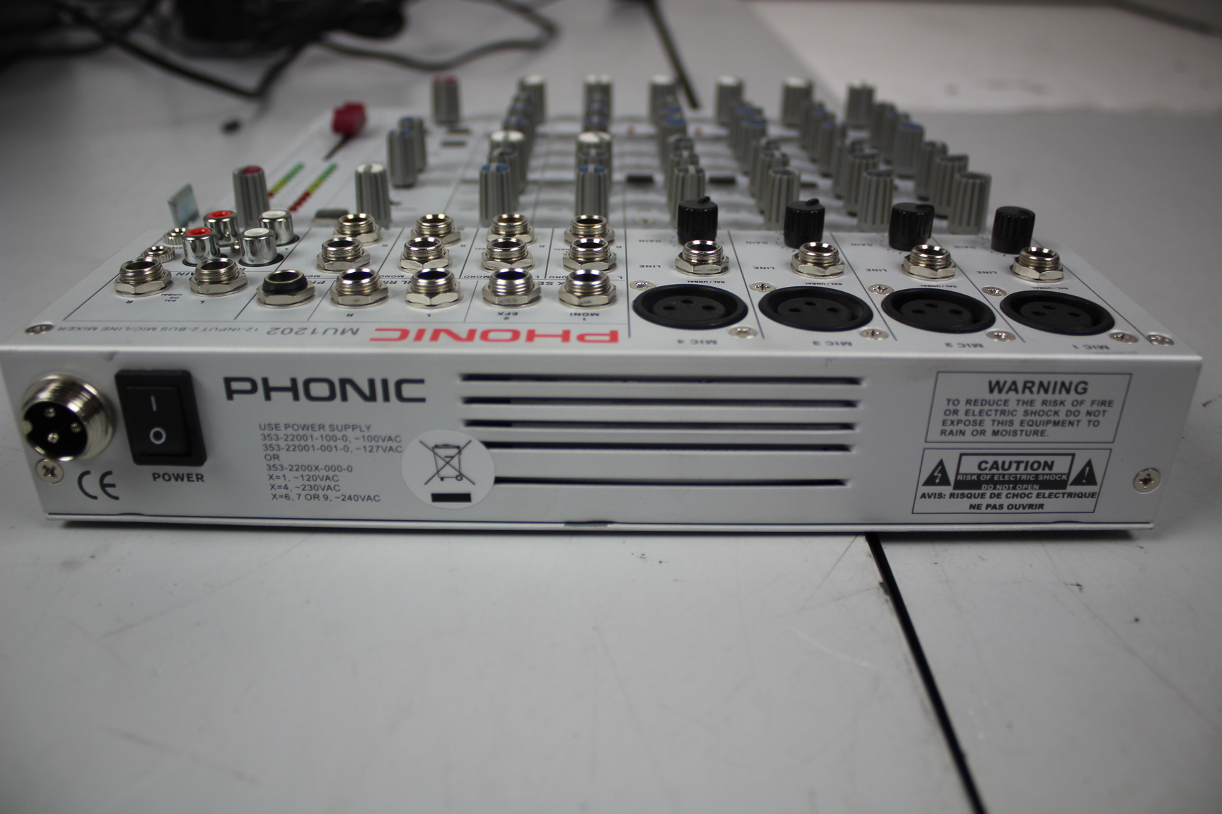 Image of Job Lot Faulty Phonic Mixing Audio Equipment Helix Board 12 Plus Firewire MKII 