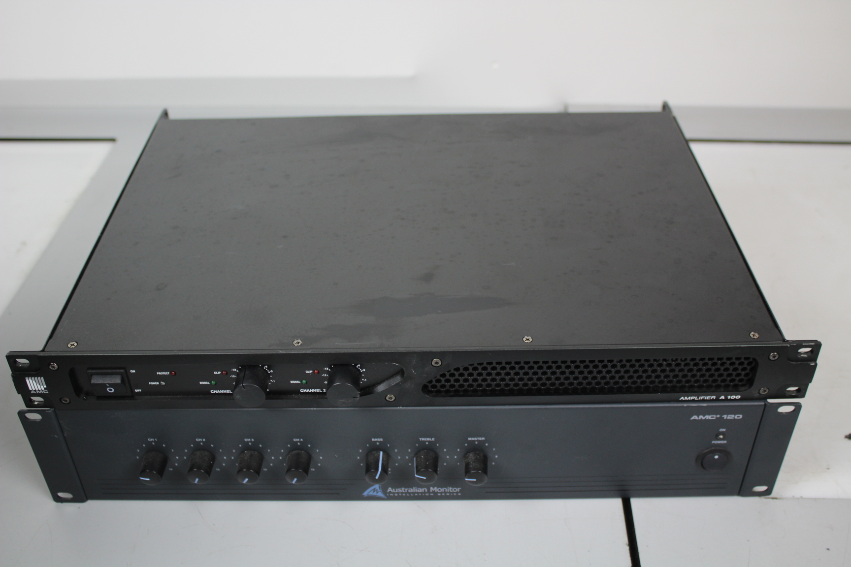 Image of Job Lot of Ass Audio Equipment Amplifiers Denon AMC DBX Faulty