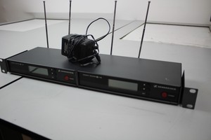 Thumbnail image of Sennheiser Diversity Receiver EW100,EM100 X 2 with one Power Adaptor.