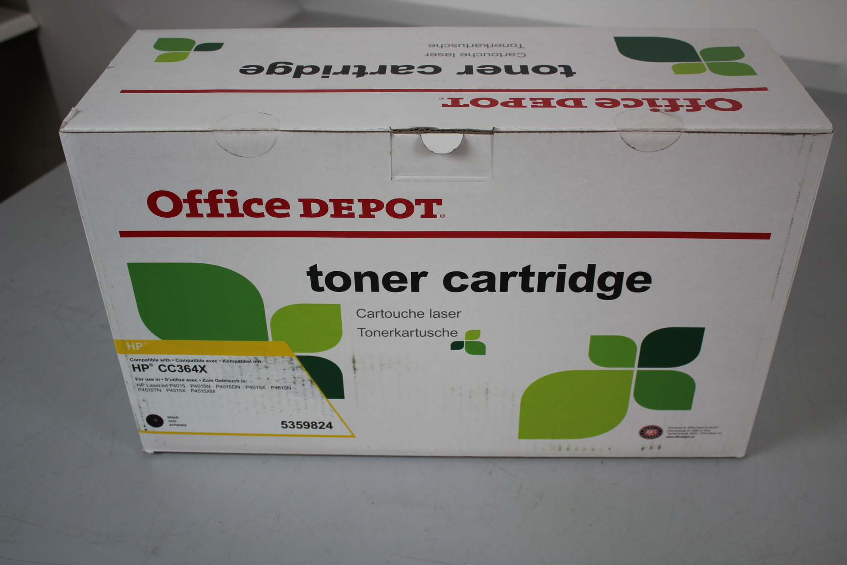 Image of Office Depot Compatible HP CC364X Black Toner Cartridge