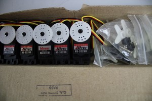Thumbnail image of Joblot HiTec HS-322HD Deluxe Servo Karbonite Gear x 7, Brand New.
