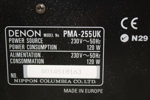 Thumbnail image of Pair of Amplifiers Denon PMA-255UK Inter M PA-4000 Spares/Repair