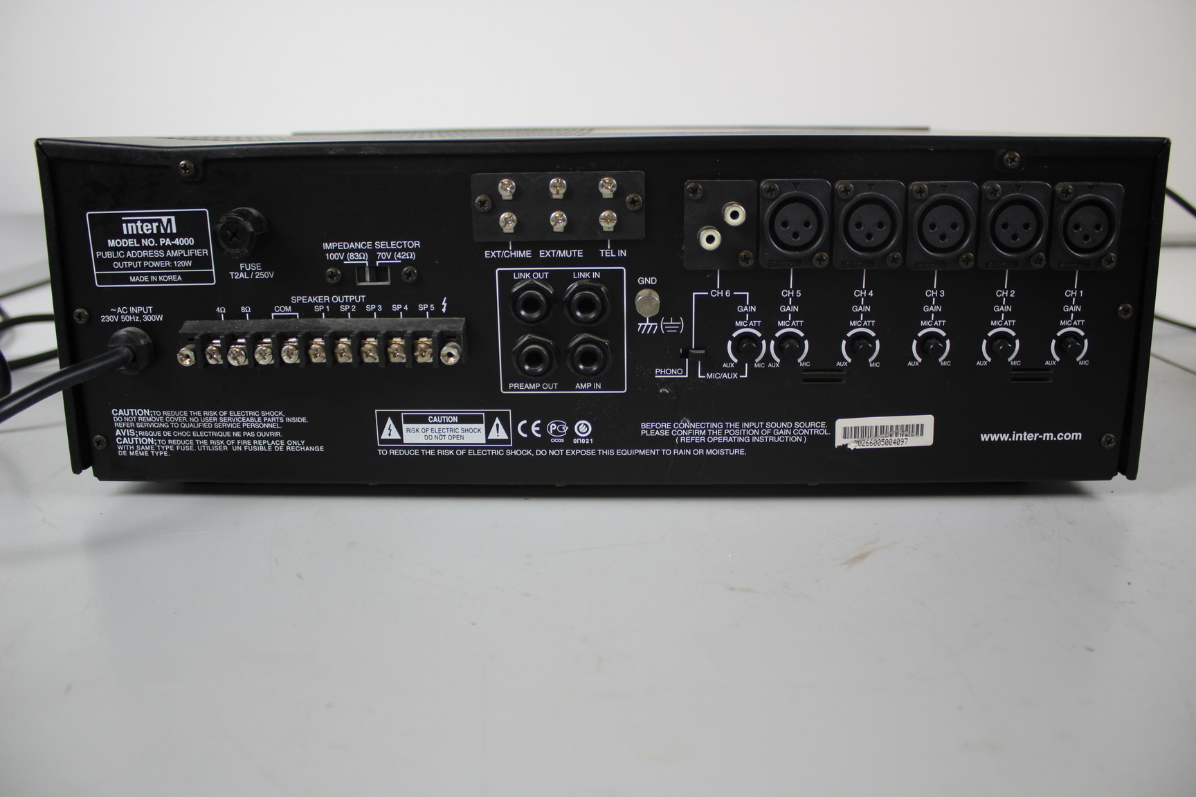 Image of Pair of Amplifiers Denon PMA-255UK Inter M PA-4000 Spares/Repair