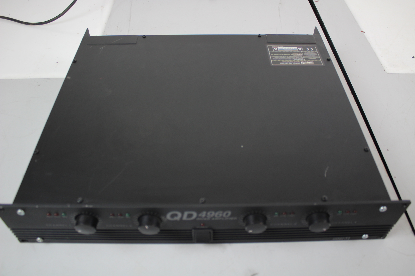 Image of InterM QD 4960 Quad Amplifier 4 Channel Model 4960