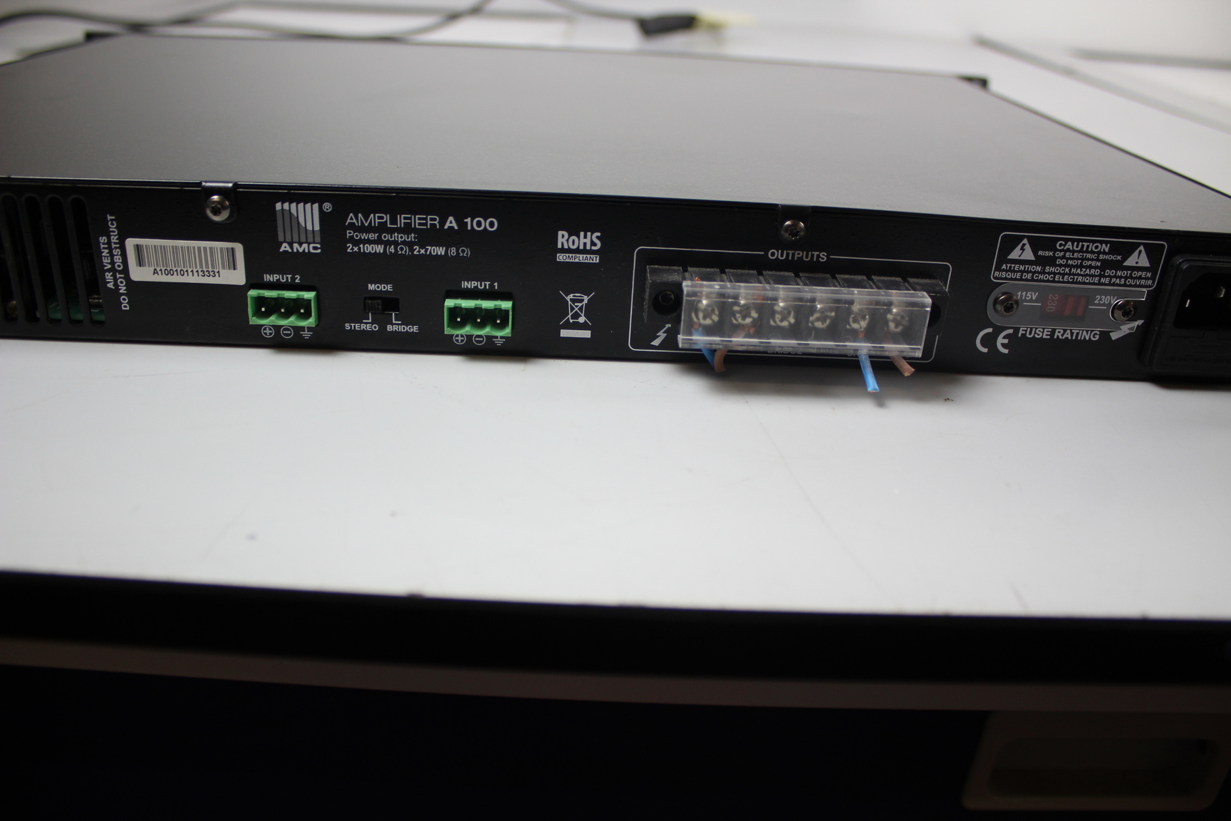Image of AMC A 100 Power Amplifier